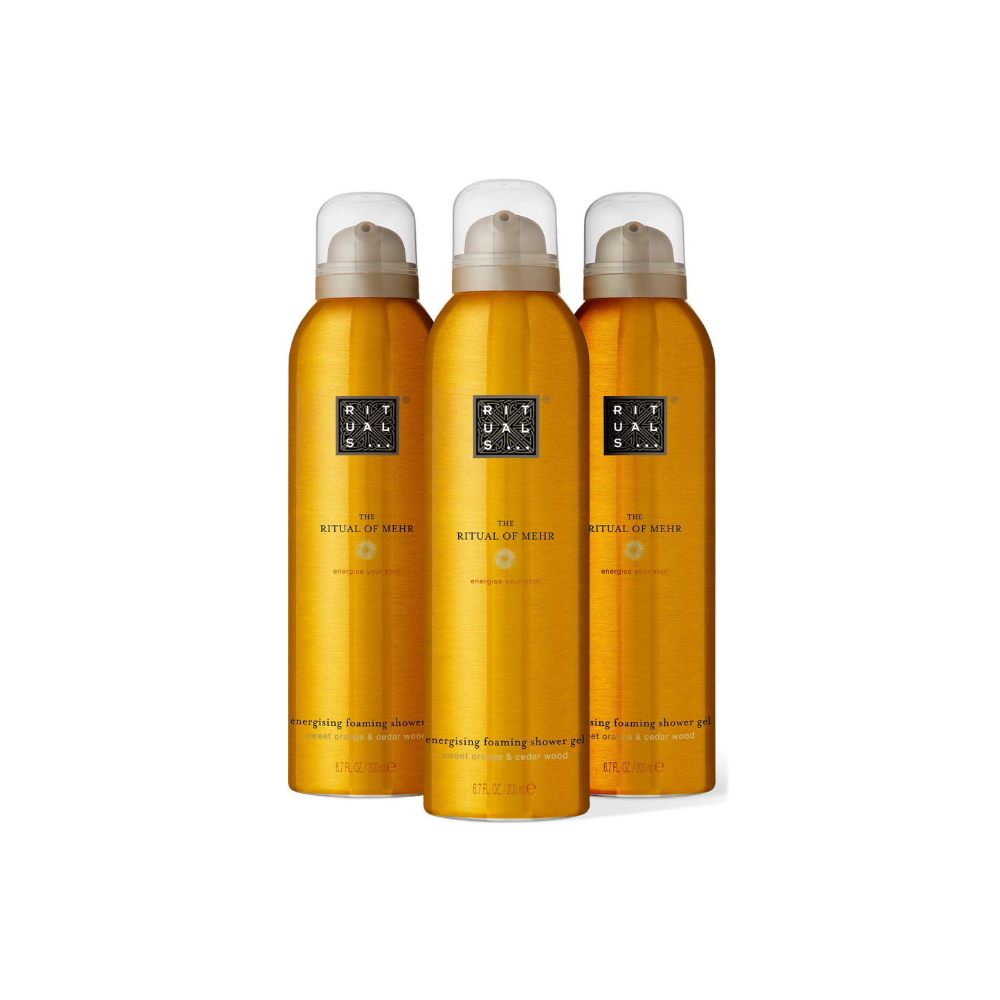 The Ritual of MehrShower Foam Value Pack