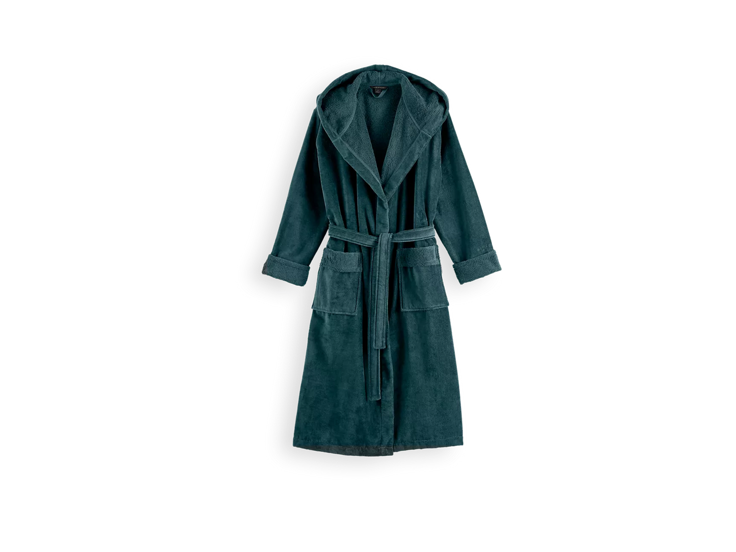 Super Smooth Cotton Bathrobe Women Petrol S