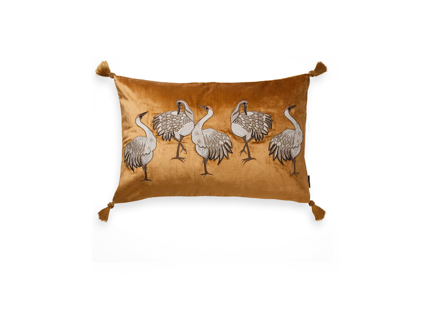 House of Rituals Tsuru Birds Cushion Cover embroided cushion cover 60x40 cm