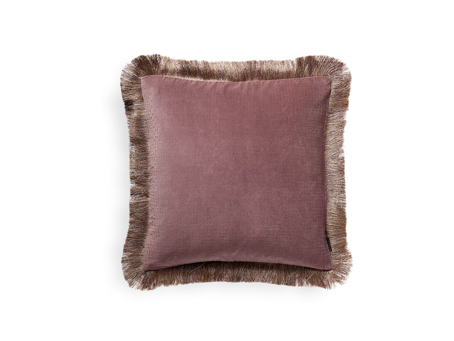 Vellore Cotton Velvet Cushion Cover 50x50cm Vintage Pink