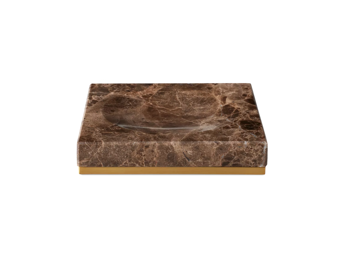Dedaine Soap Tray Brown Marble