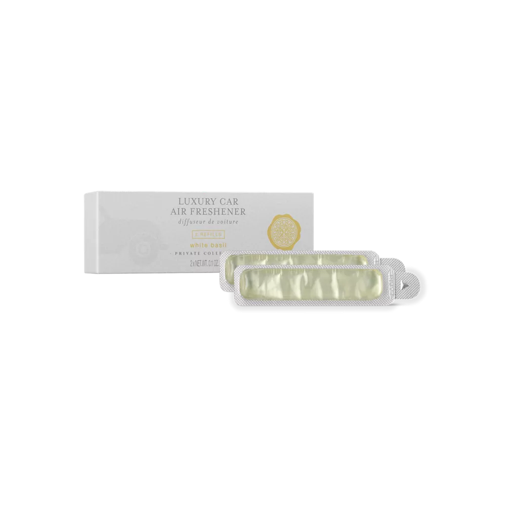 White Basil Car Air Freshener Refill 2 car air freshener refills, 2x3 gr