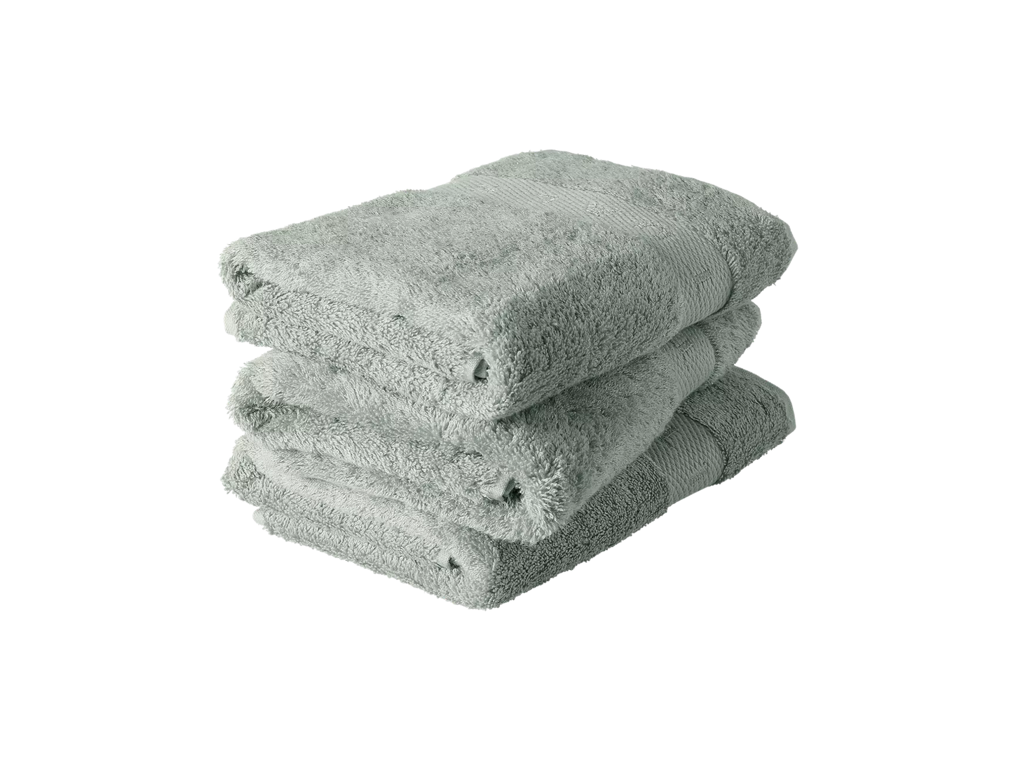 Super Smooth Cotton Hand Towel 50x100cm Misty Jade