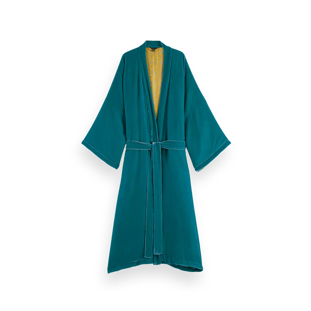 House of Rituals Saigon Collection Kimono viscose silk velvet kimono