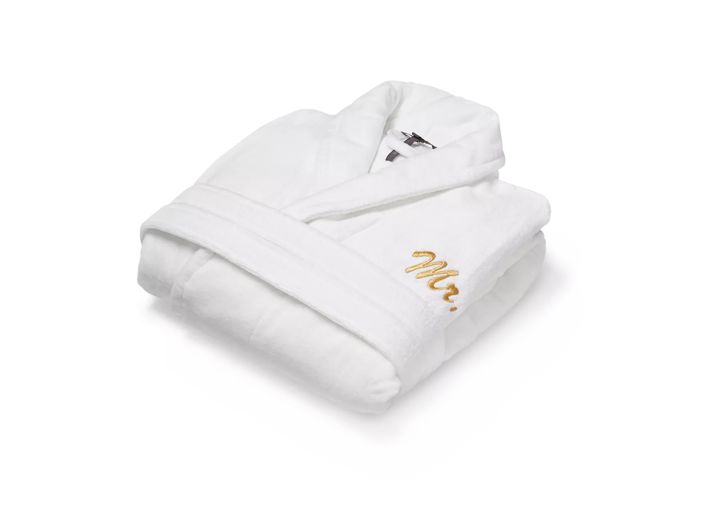 Mr Bathrobe - White - L