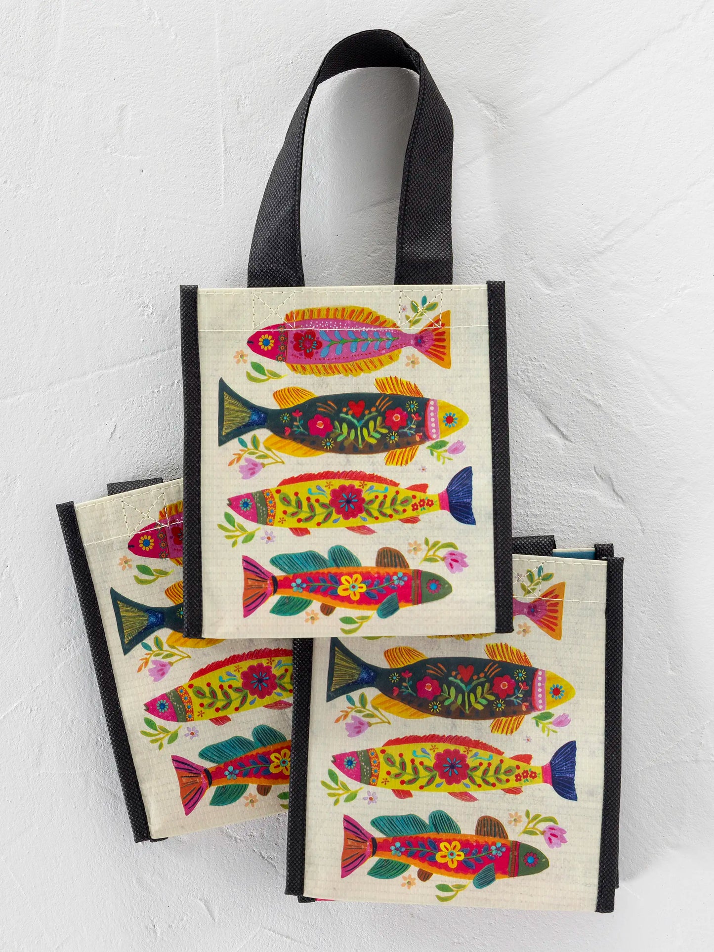 Small Happy Bag, Set of 3 - Fish