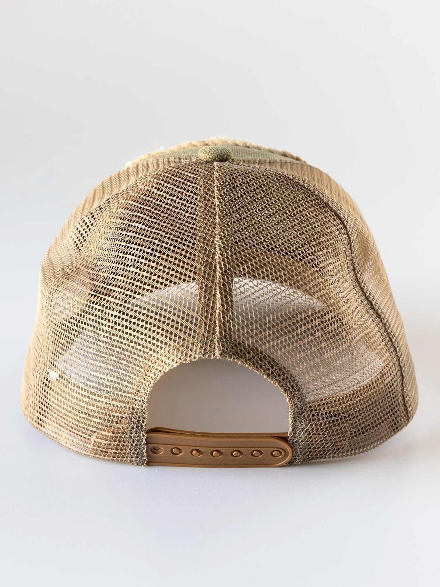 Granny Square Trucker Hat - Green
