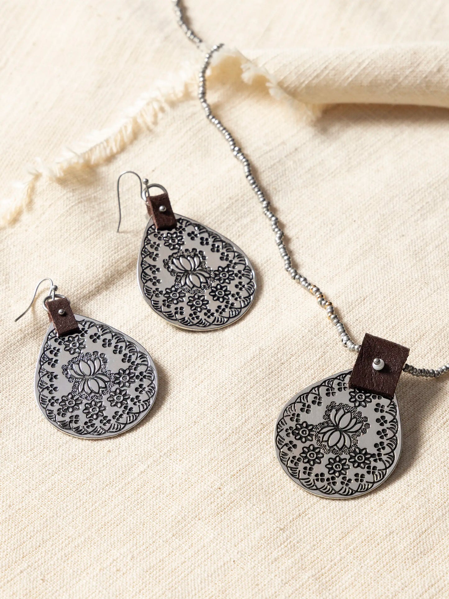 Boho Medallion Earrings