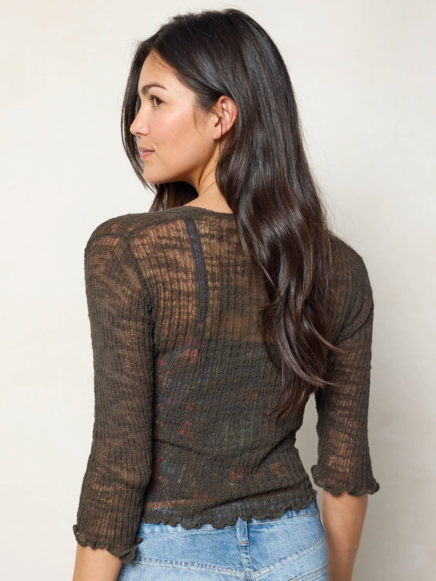 Presley Layering Cardigan - Charcoal