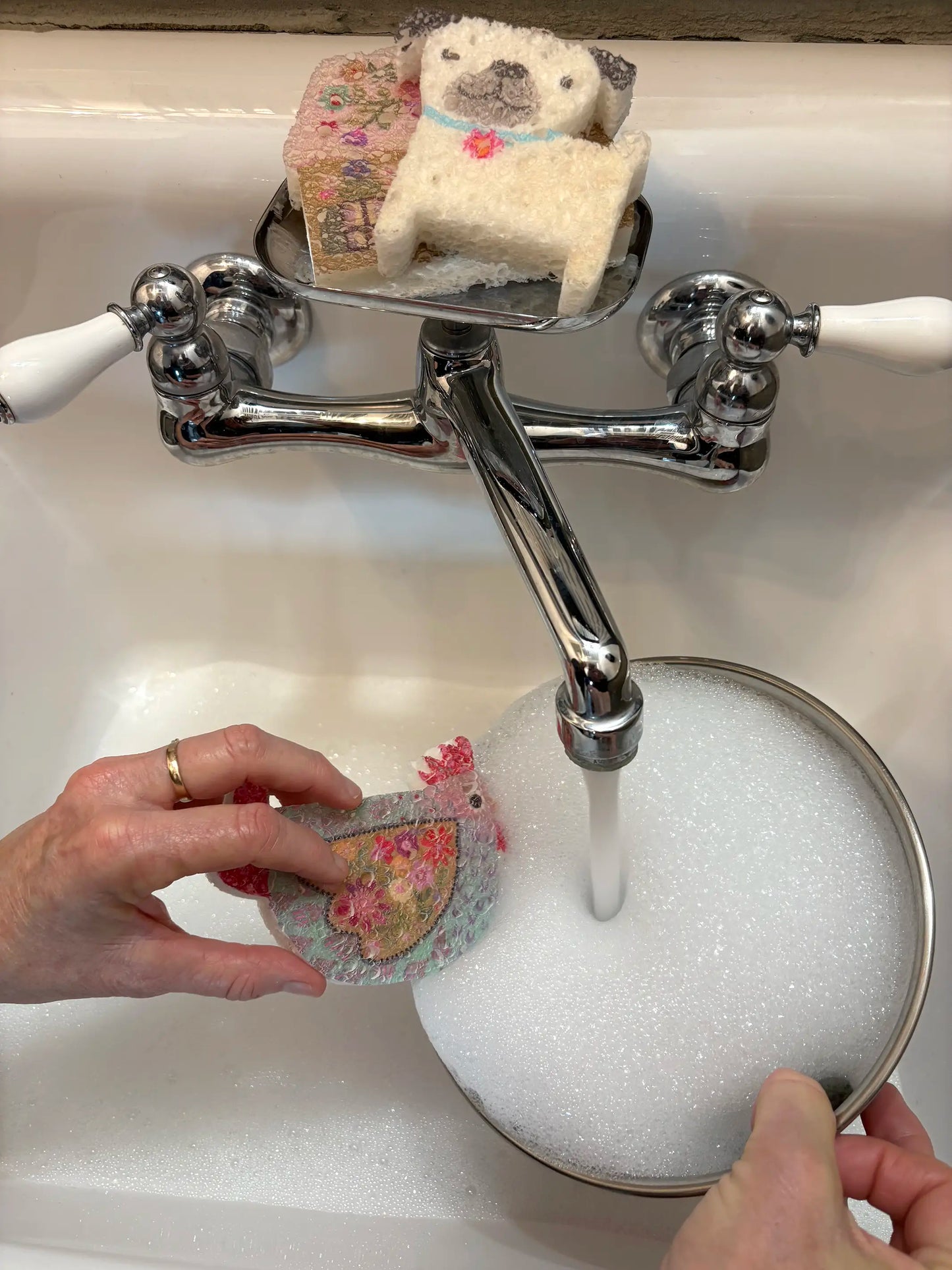 Puff Up Sponges, Set of 5 - Cottage