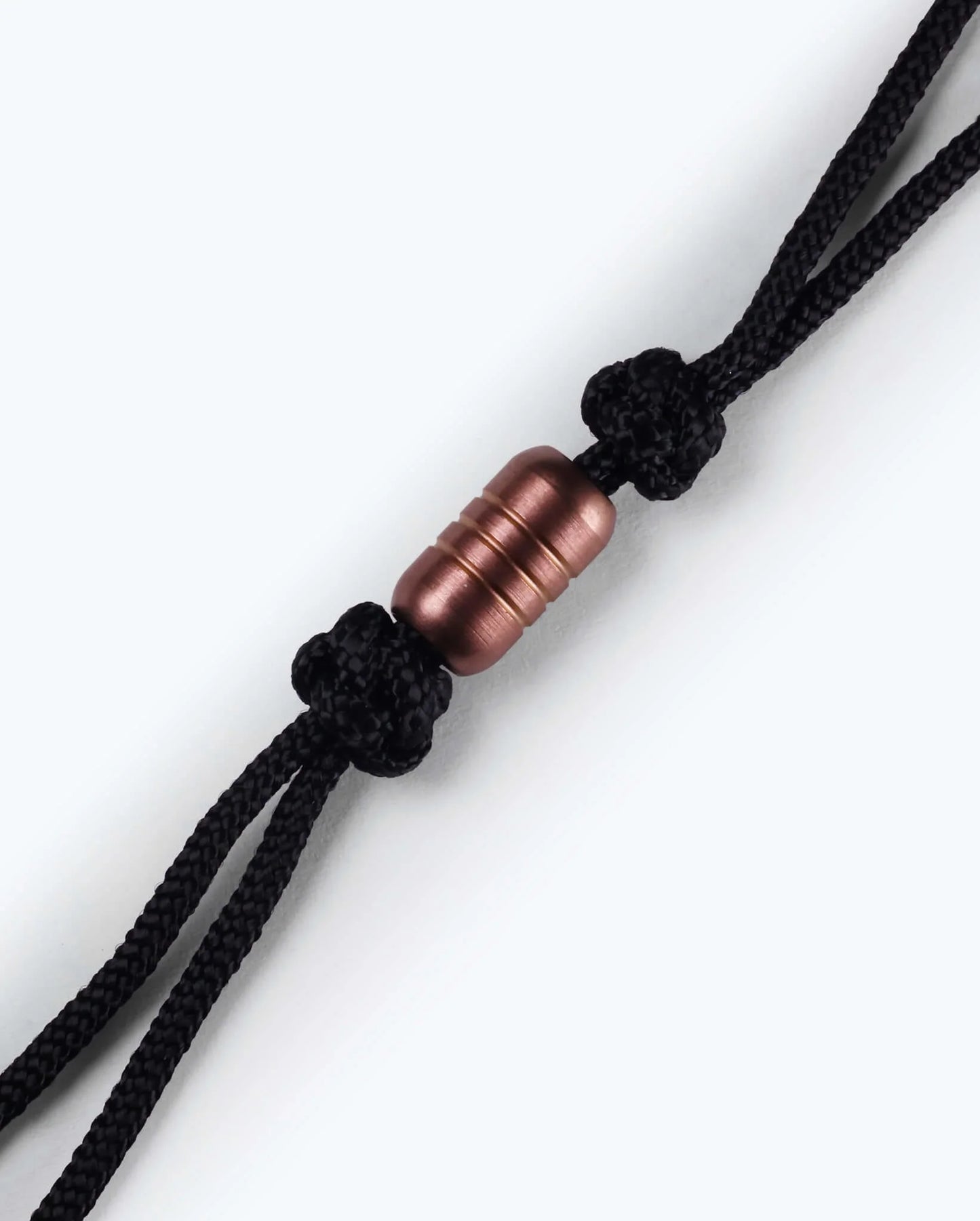 Lanyard, SS Bead | Rose Gold PVD