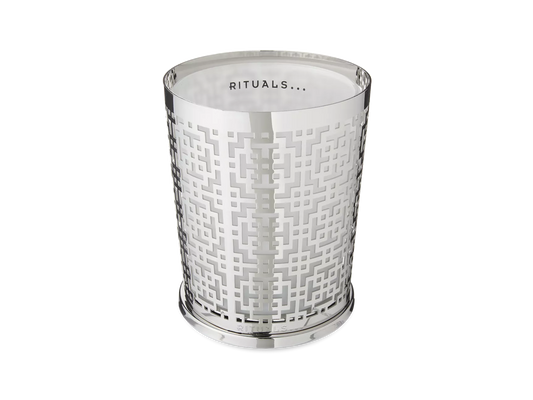 Luxury Candle Holder - Metal Window Silver