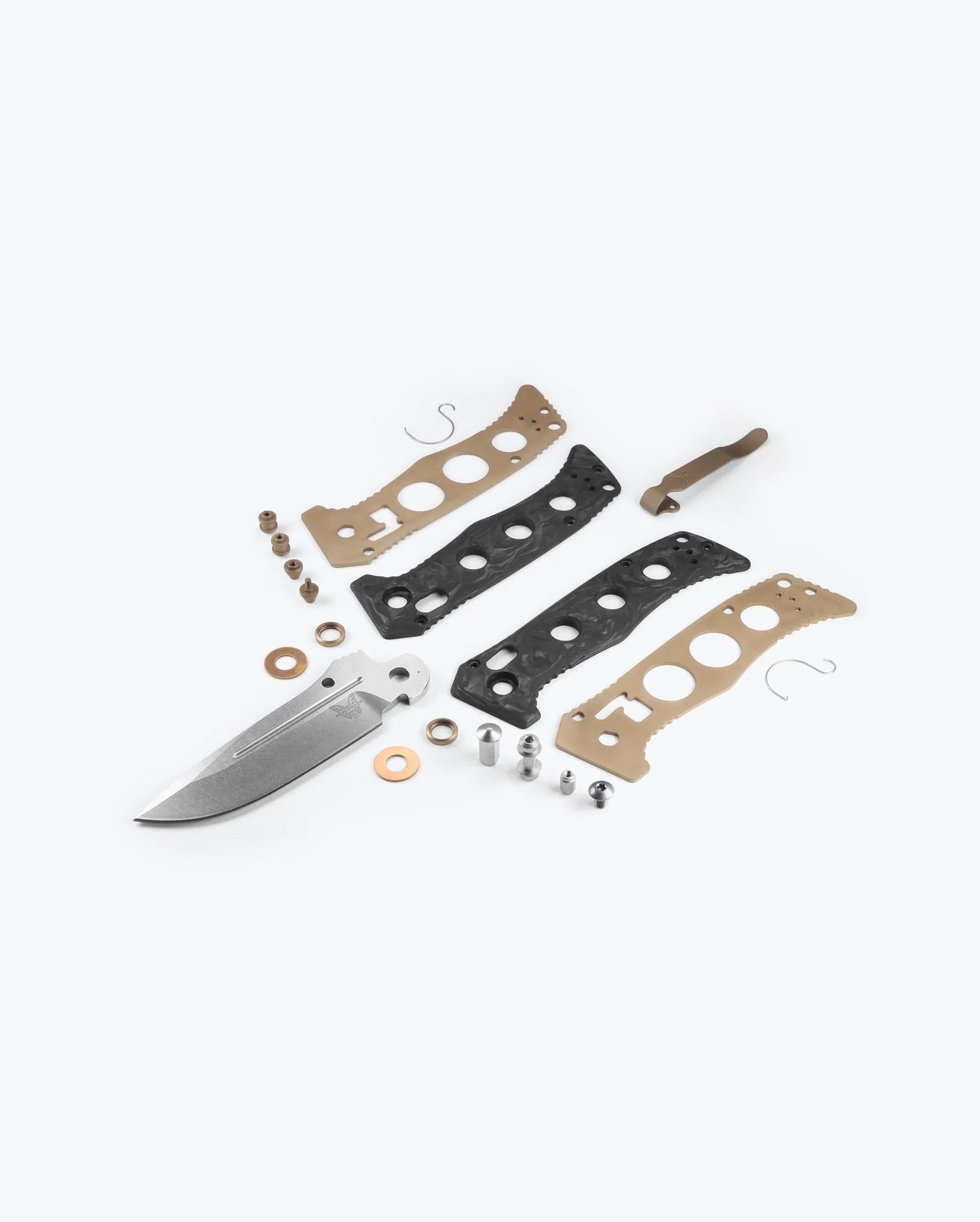 Mini Adamas® | Marbled Carbon Fiber | Drop-point