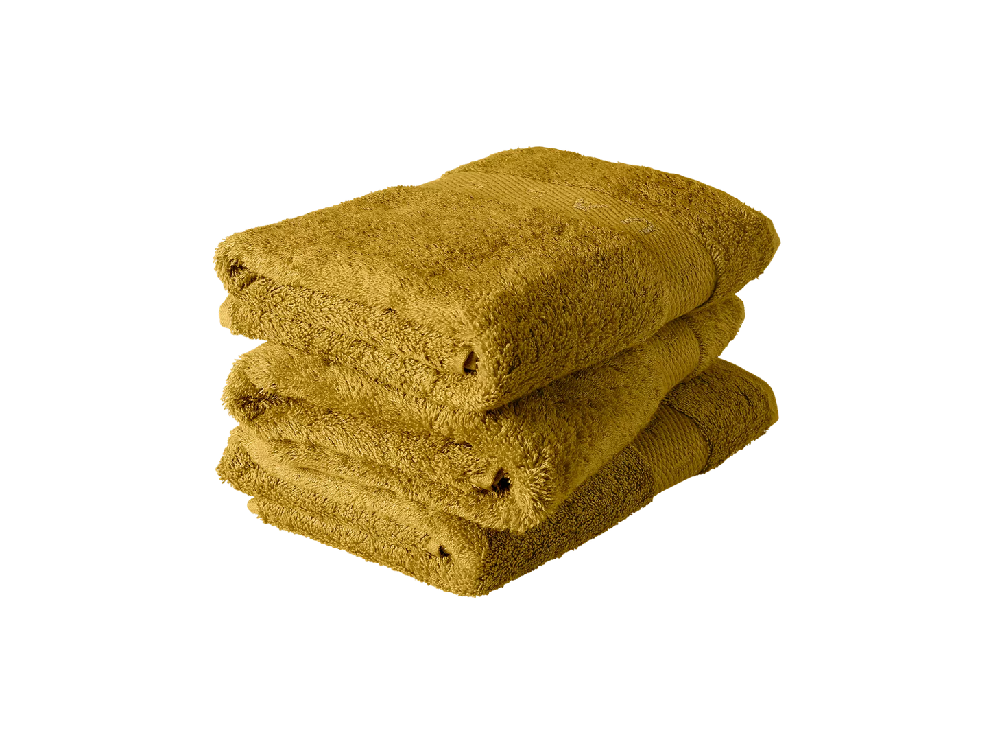 Super Smooth Cotton Hand Towel 50x100cm Mustard