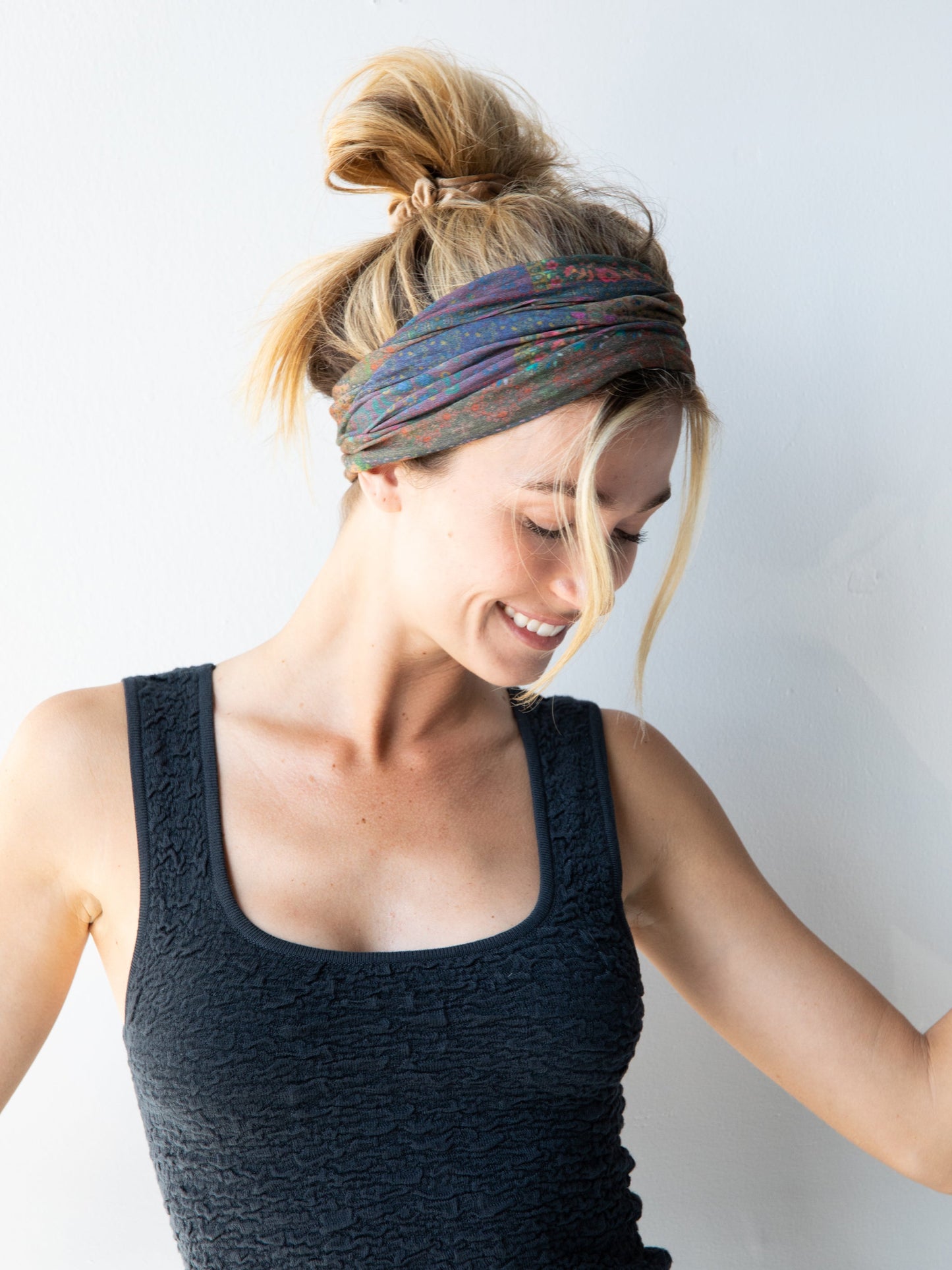 Full Boho BandeauÂ® Headband - Vintage Patchwork