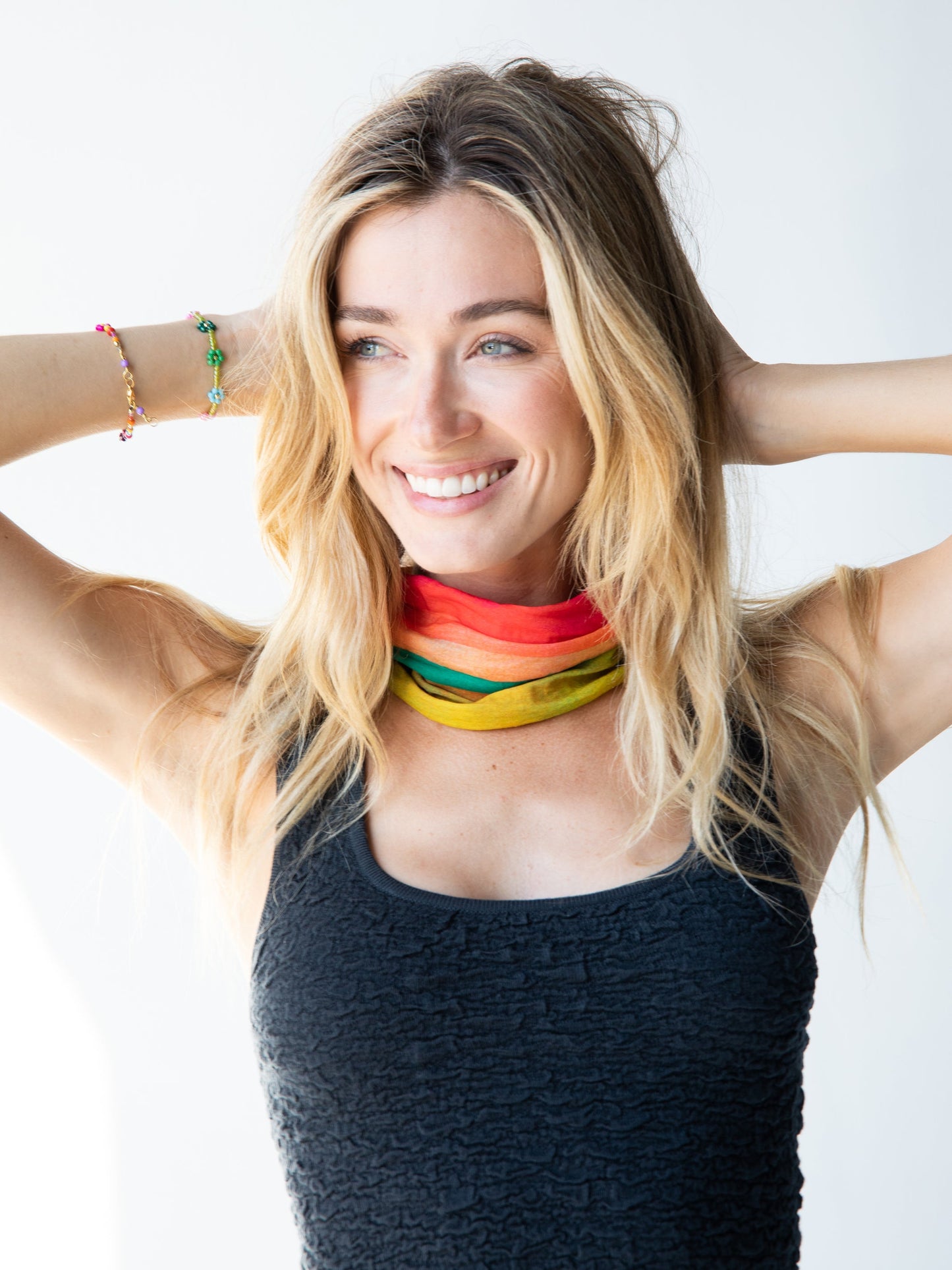 Full Boho BandeauÂ® Headband - Rainbow Ombre