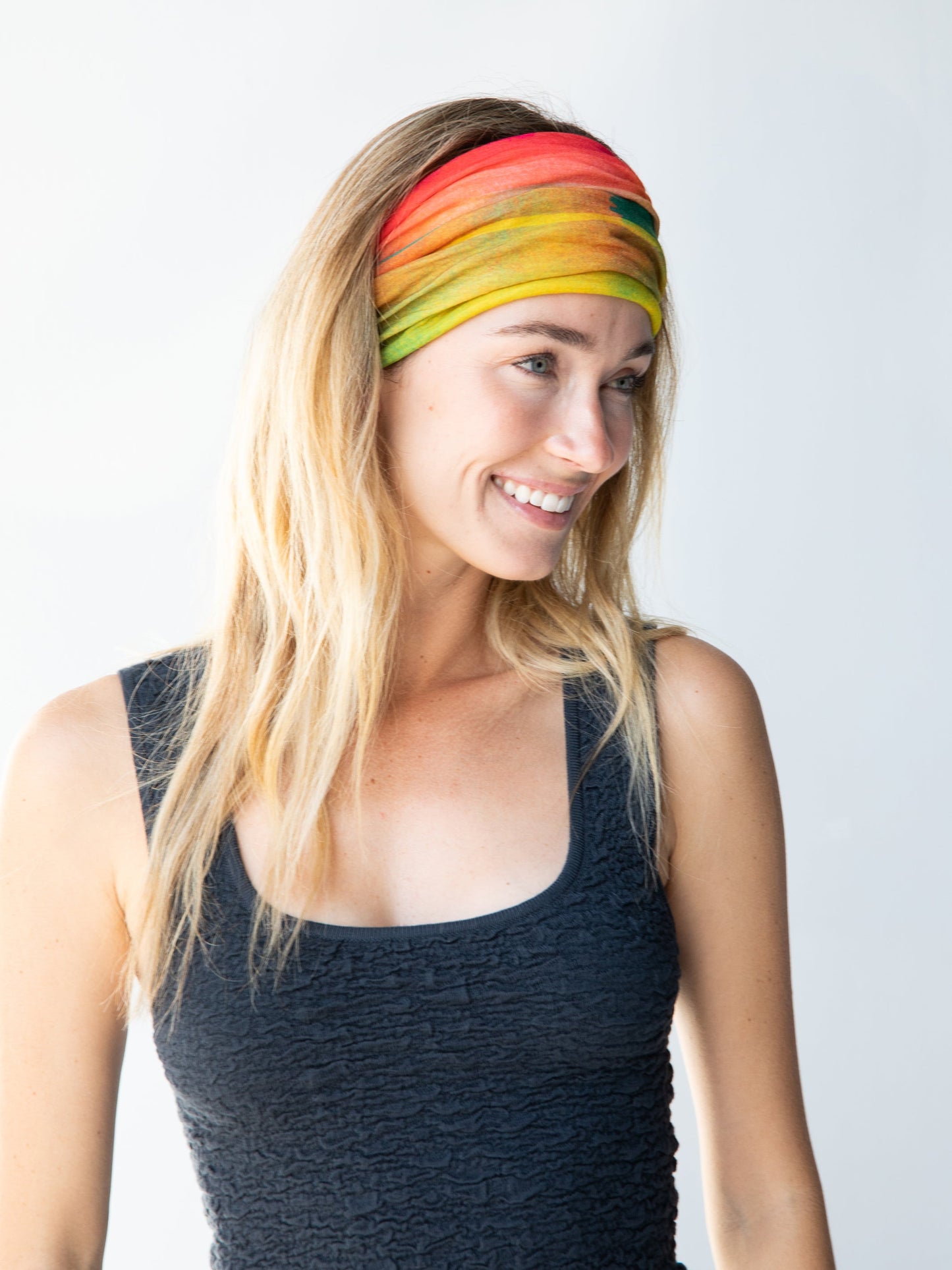 Full Boho BandeauÂ® Headband - Rainbow Ombre