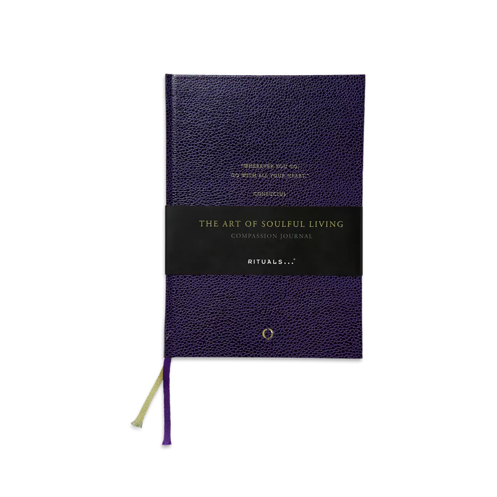 House of Rituals Compassion Journal handmade notebook with gilt edges