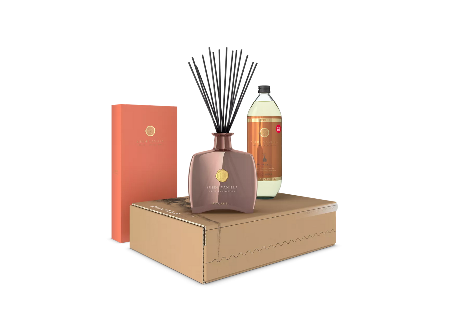 Private Collection Refill Value Box - Suede Vanilla fragrance sticks and fragrance stick refill