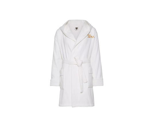 Mrs. Bathrobe - White - M
