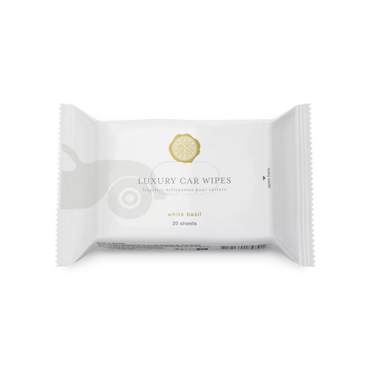 Private Collection White Basil Car Wipes car interior cleaning wipes, 20 x 1 g
