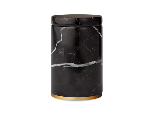 Dedaine Cotton Jar Black Marble