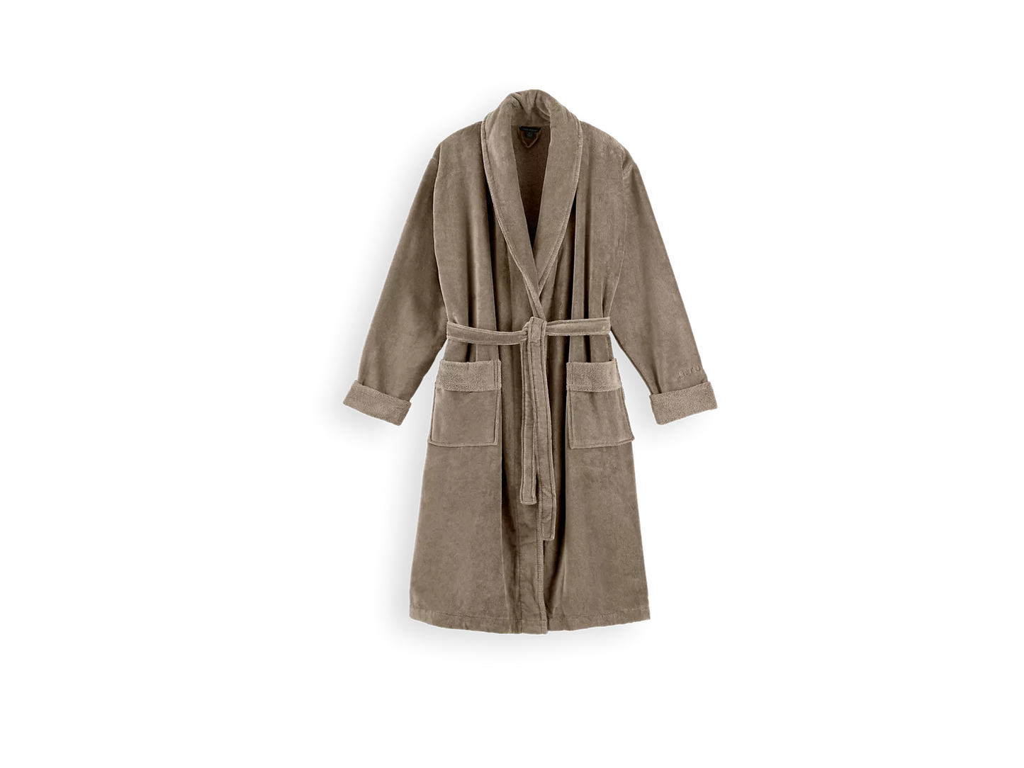 Super Smooth Cotton Bathrobe Men Sand S
