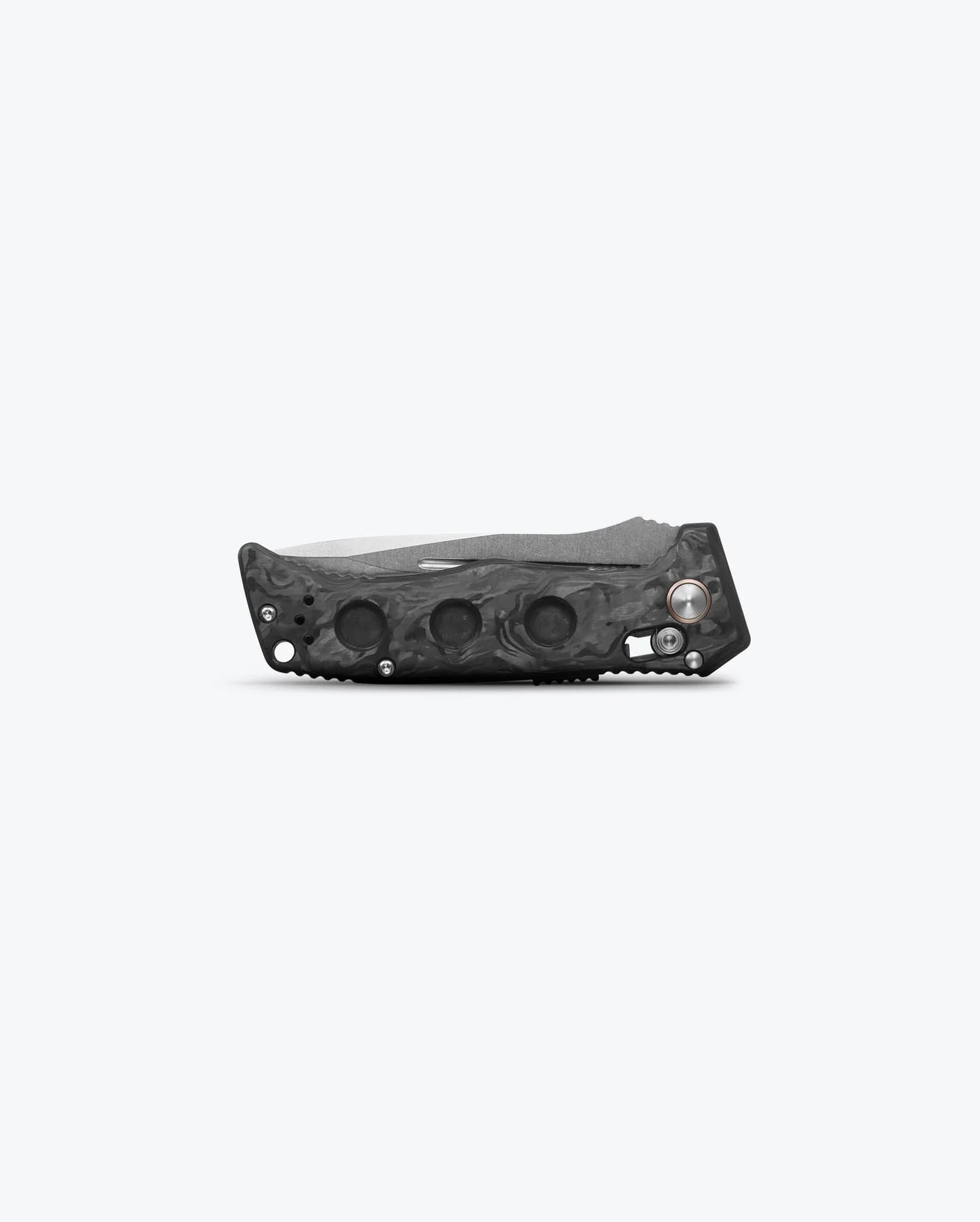 Mini Auto Adamas® | Marbled Carbon Fiber | Drop-point