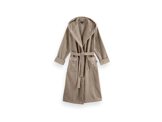 Super Smooth Cotton Bathrobe Women Sand L