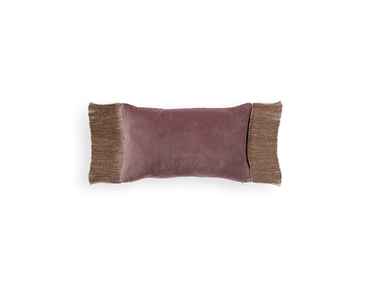 Vellore Cotton Velvet Cushion Cover 50x30cm Vintage Pink