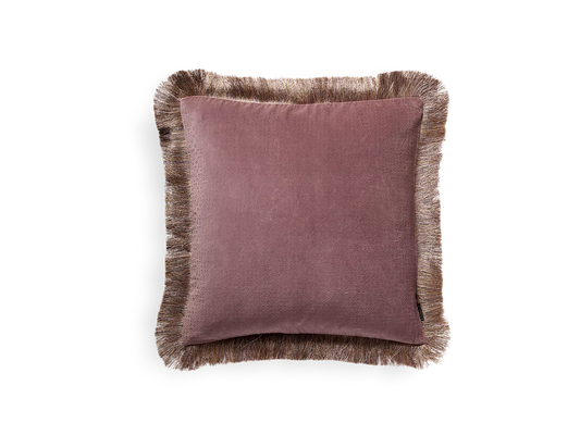 Vellore Cotton Velvet Cushion Cover 50x50cm Vintage Pink