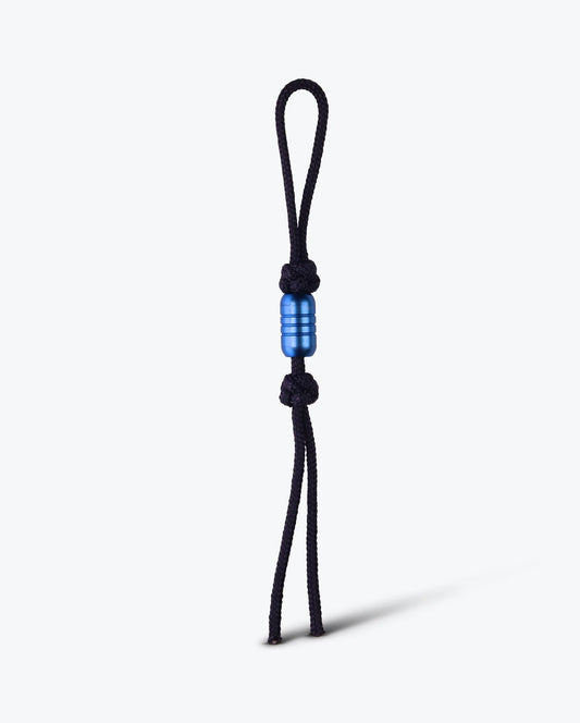Lanyard, SS Bead | Sapphire Blue PVD