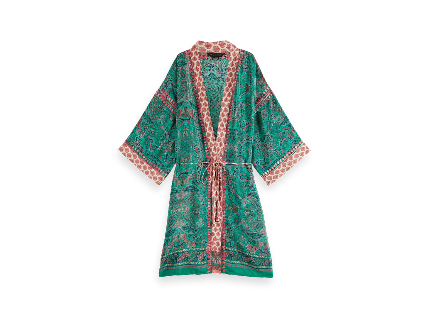 Jaypur Saree Kimono Nana Turquoise