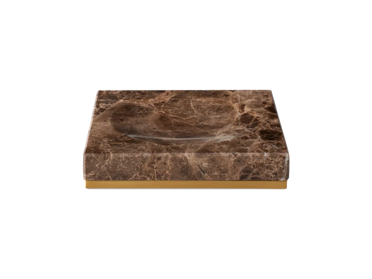 Dedaine Soap Dish Brown Marble