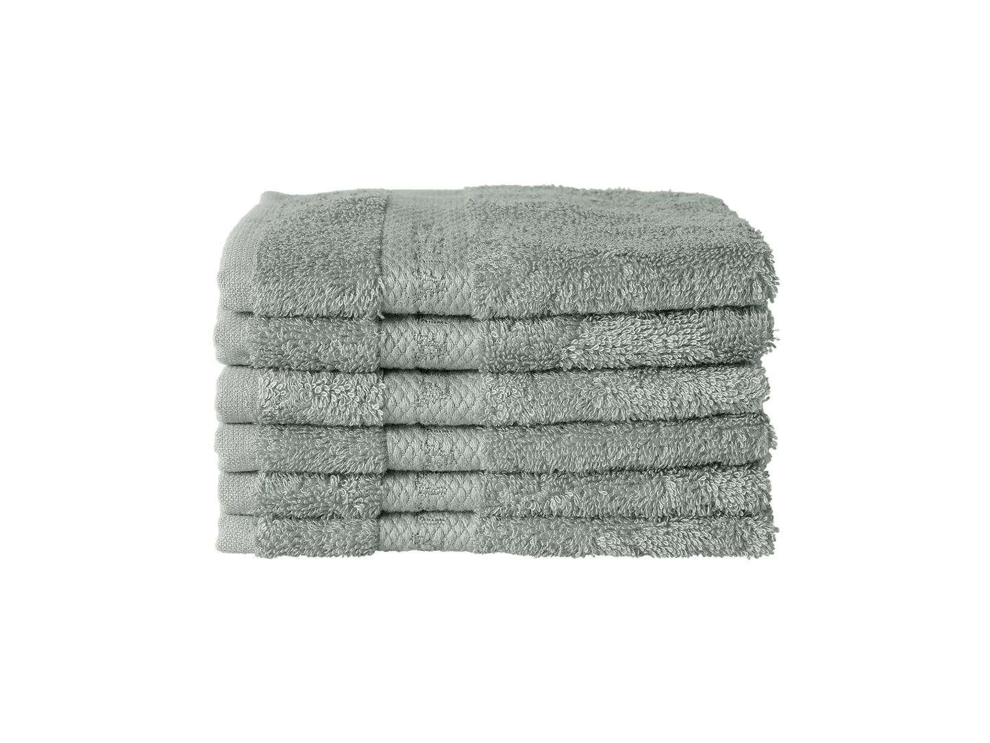 Super Smooth Cotton Guest Towel 30x30cm Misty Jade
