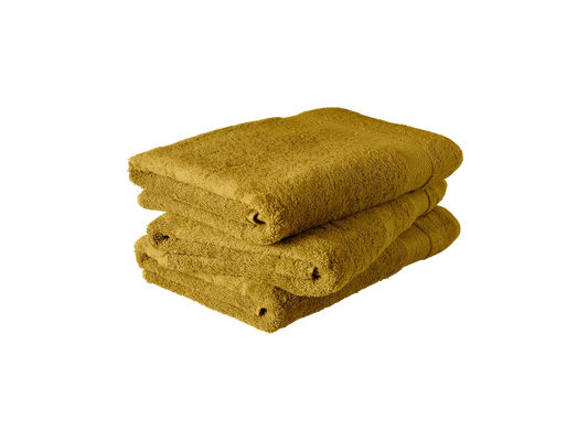 Super Smooth Cotton Bath Towel 70x140cm Mustard