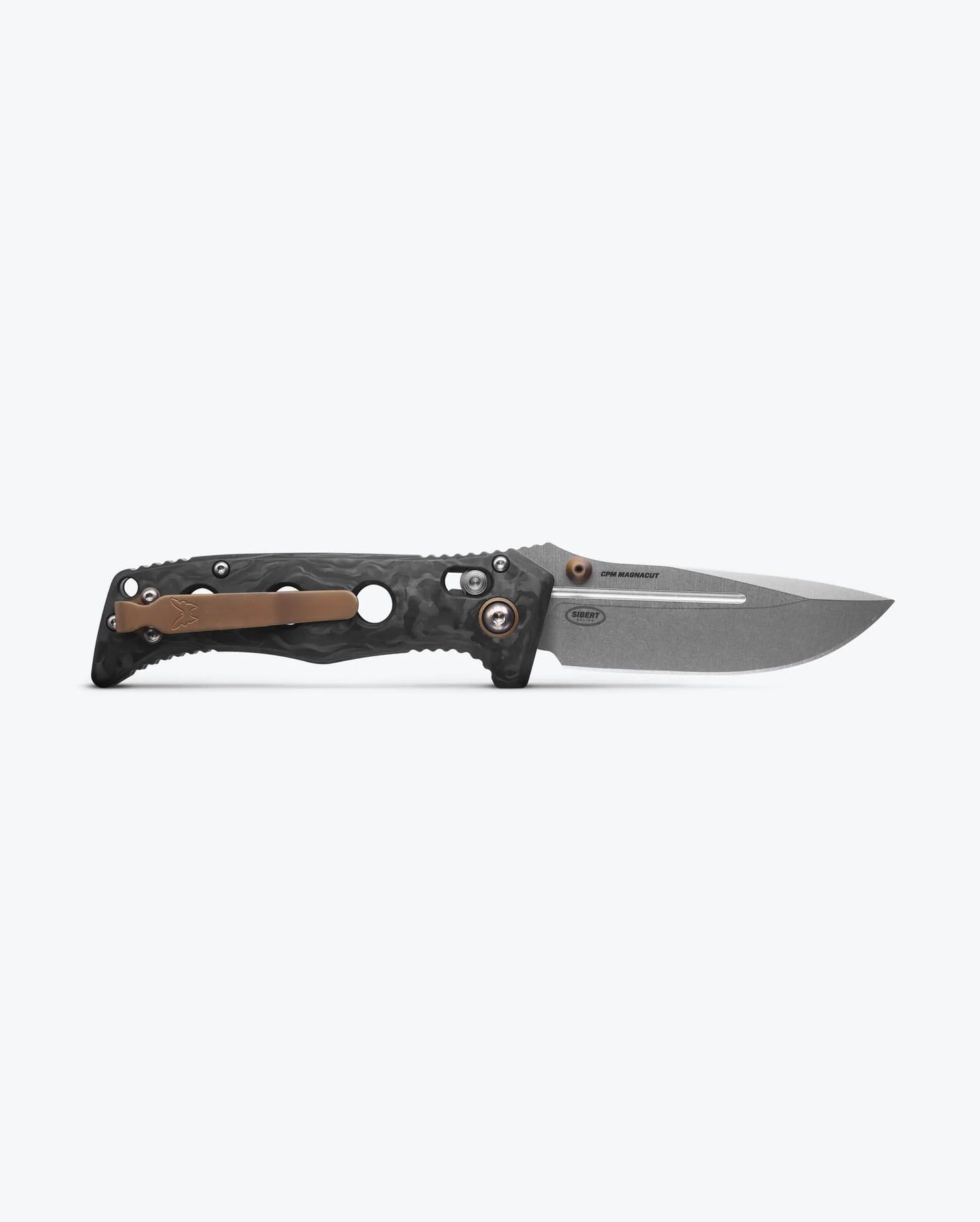 Mini Adamas® | Marbled Carbon Fiber | Drop-point