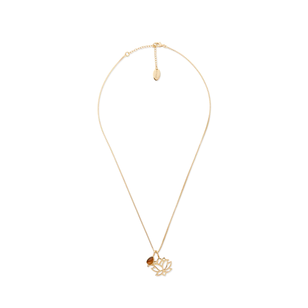 House of Rituals Pendant Necklace Gold-plated necklace with gemstone