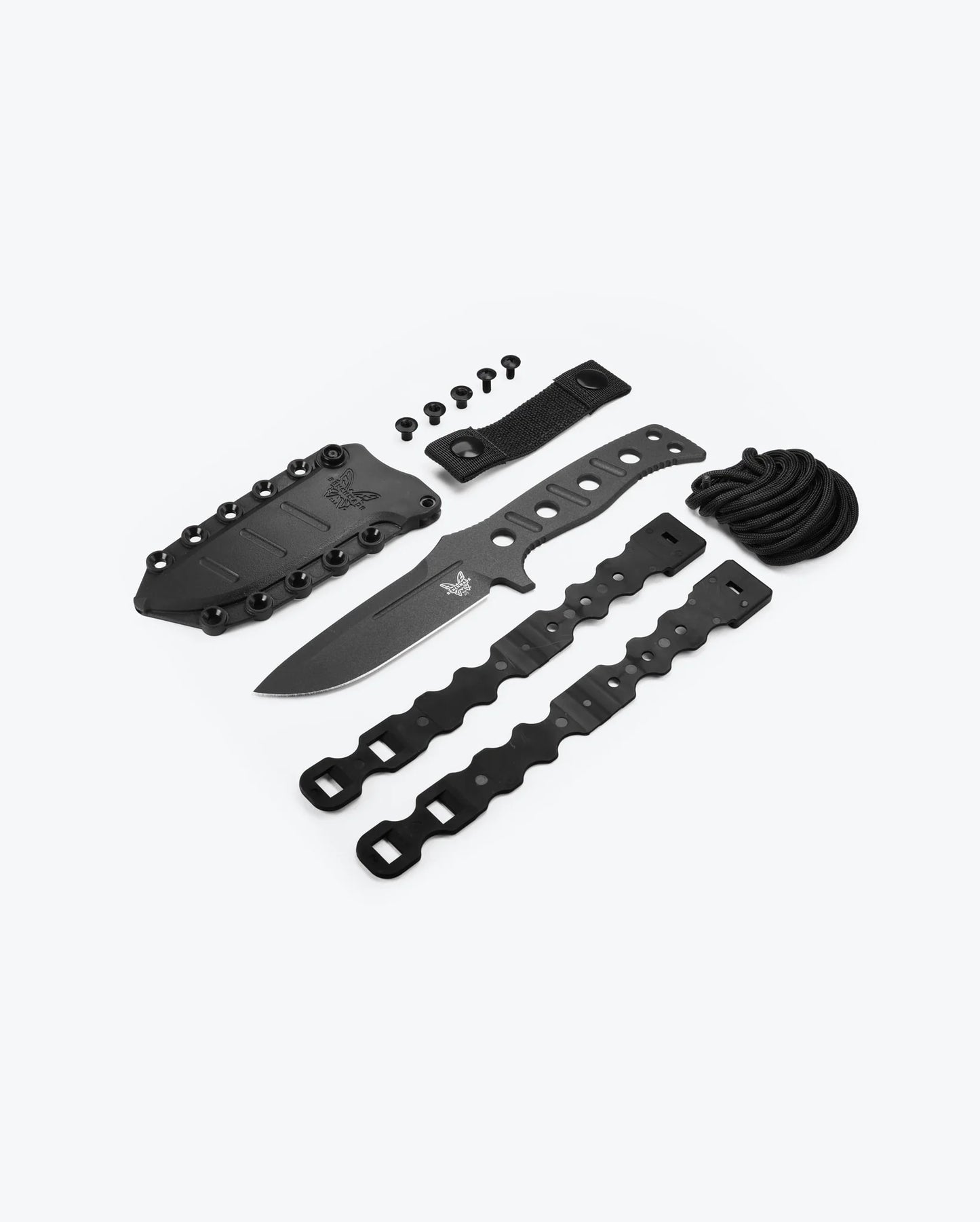 Fixed Adamas® | Black Paracord | Drop-point