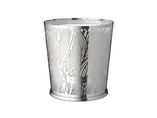 Private Collection XL Orris Mimosa Scented Candle With Metal Sleeve luxurious scented candle with metal holder