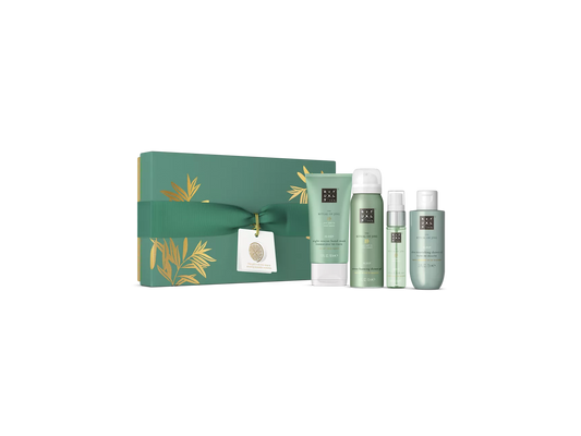The Ritual of Jing Gift Set S shower foam 50 ml, handmasker 50 ml, doucheolie 75 ml, pillow & body mist 20 ml