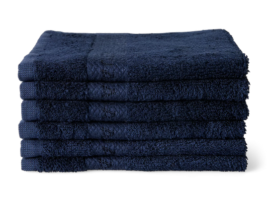Super Smooth Cotton Guest Towel 30x30cm China Blue