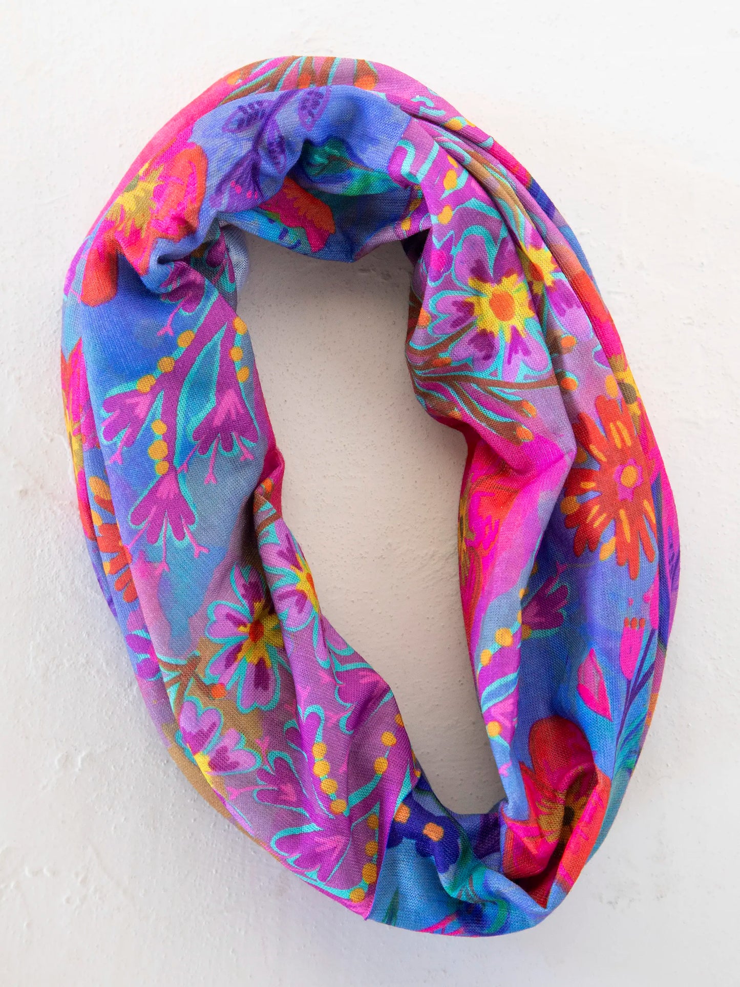 Full Boho BandeauÂ® Headband - Neon Floral