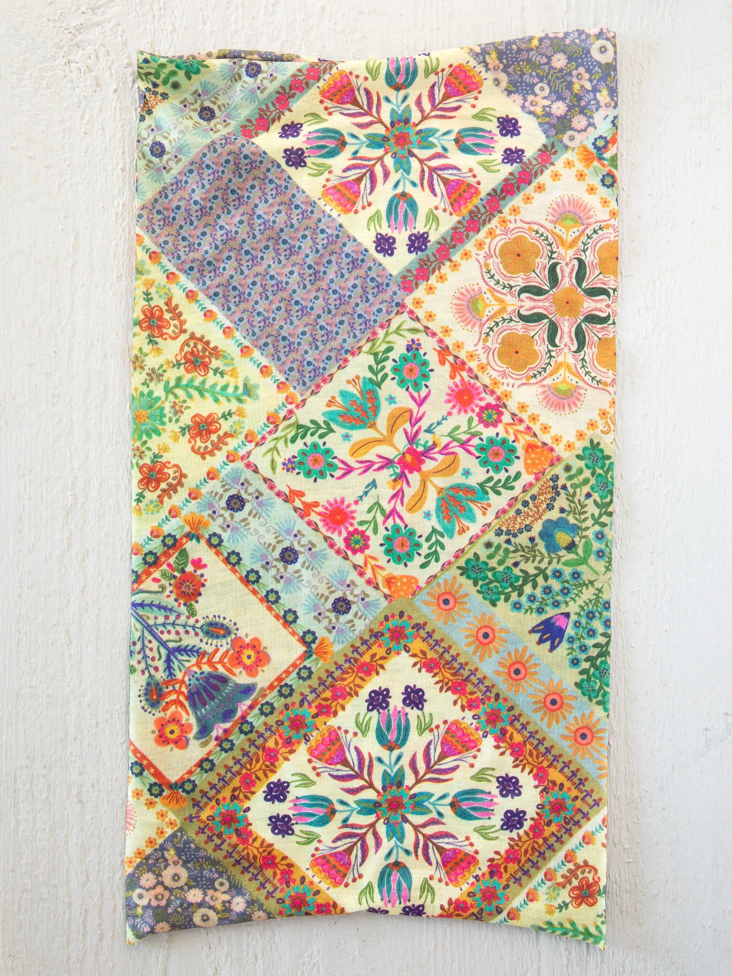 Full Boho BandeauÂ® Headband - Mandala Folk Patchwork