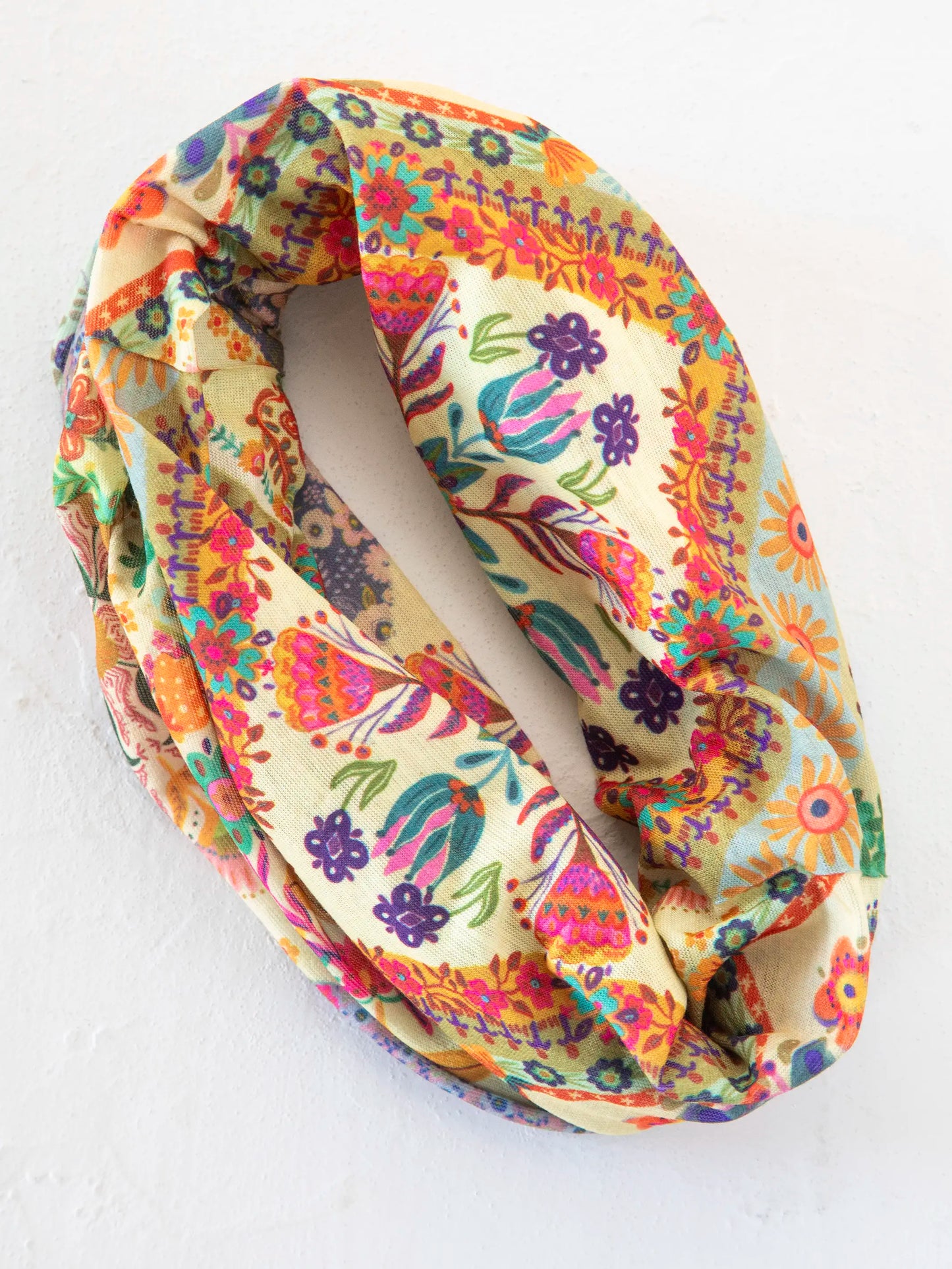 Full Boho BandeauÂ® Headband - Mandala Folk Patchwork