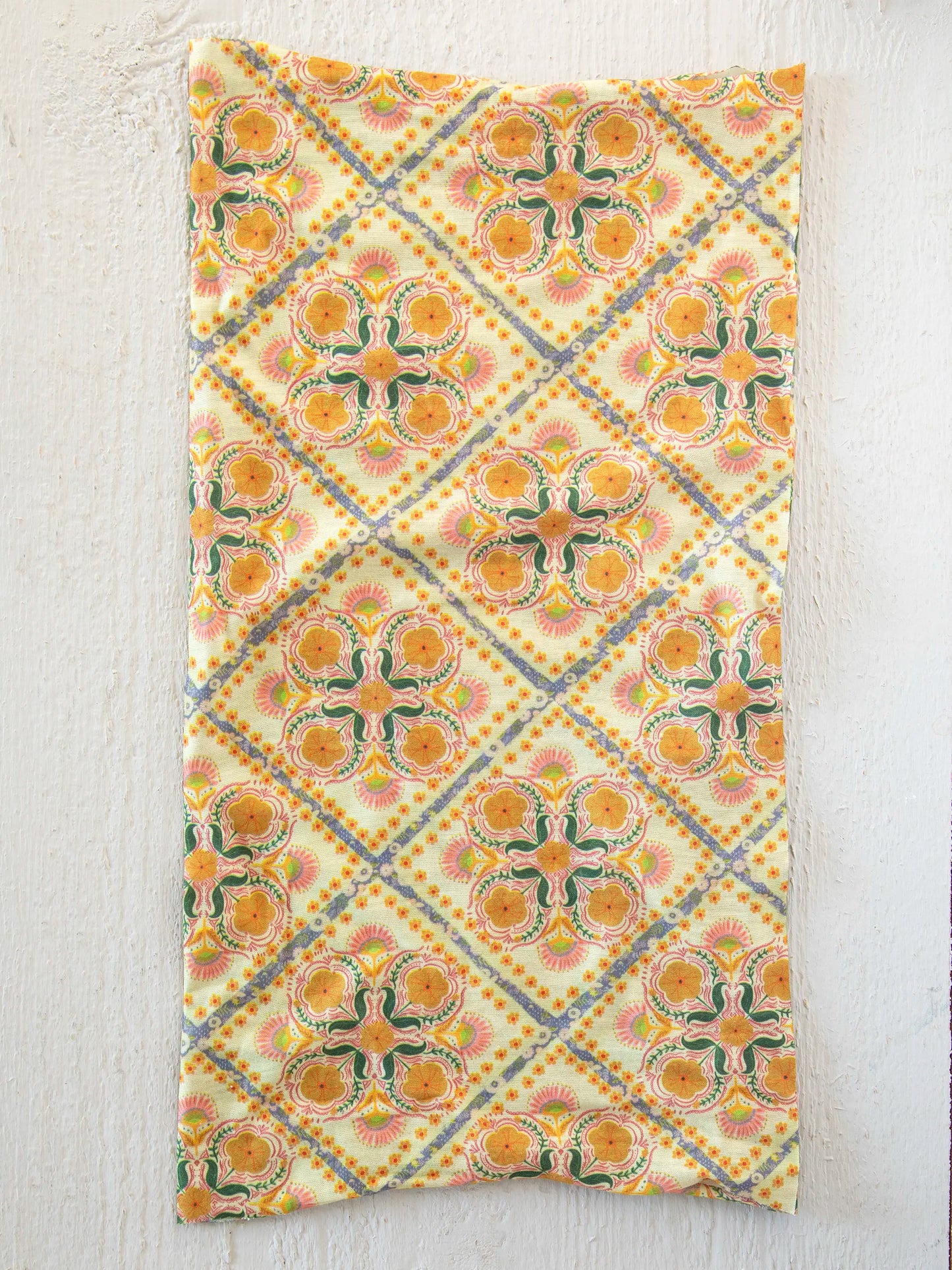 Full Boho BandeauÂ® Headband - Diamond Block Cream