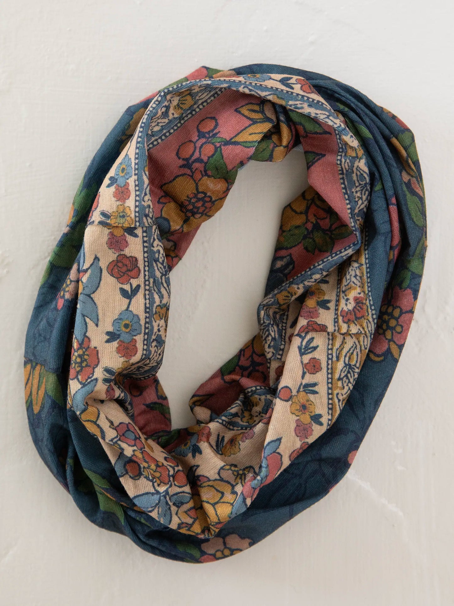 Full Boho BandeauÂ® Headband - Riviera Batik Blue