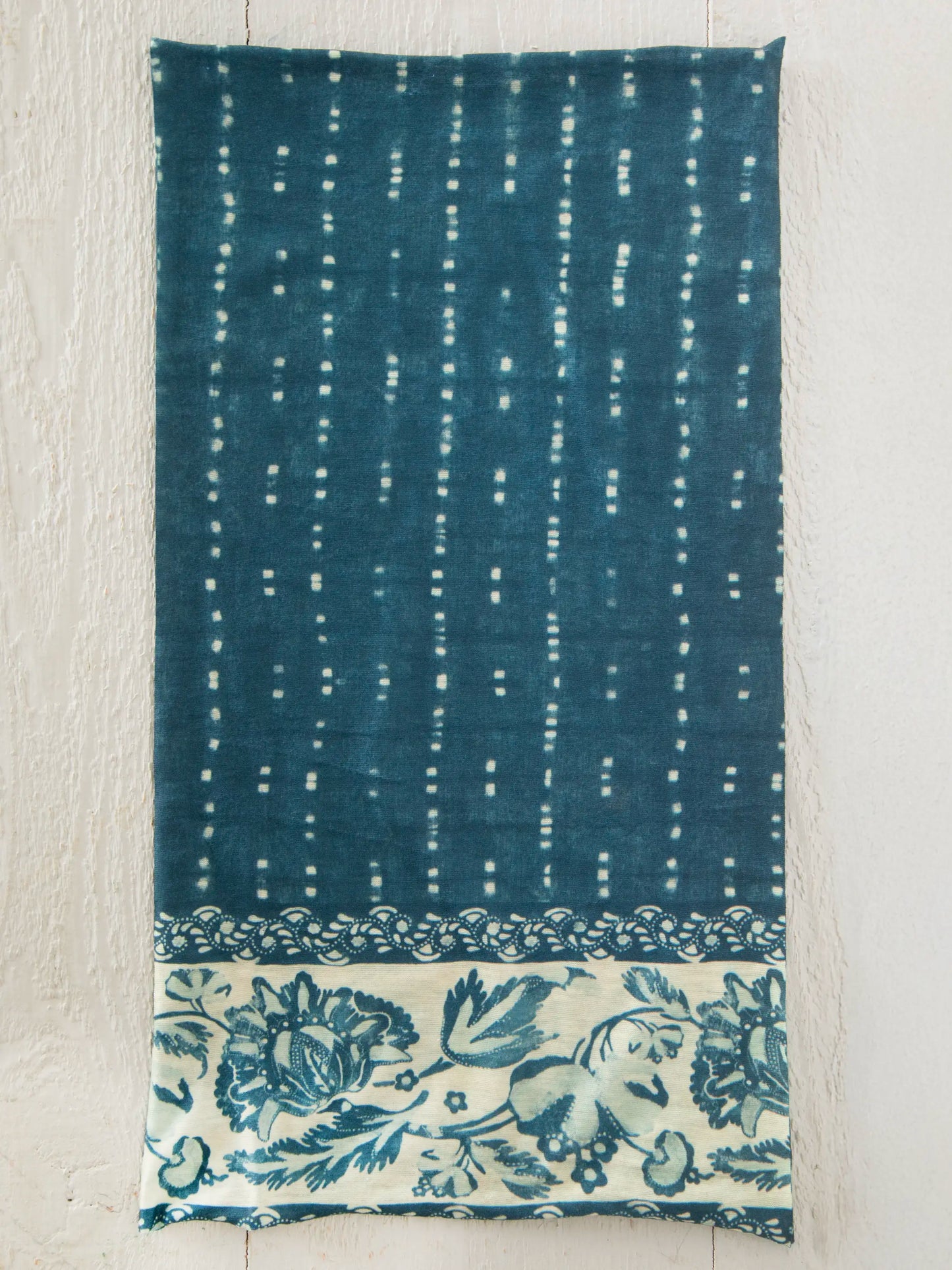 Full Boho BandeauÂ® Headband - Shibori Stripe Indigo