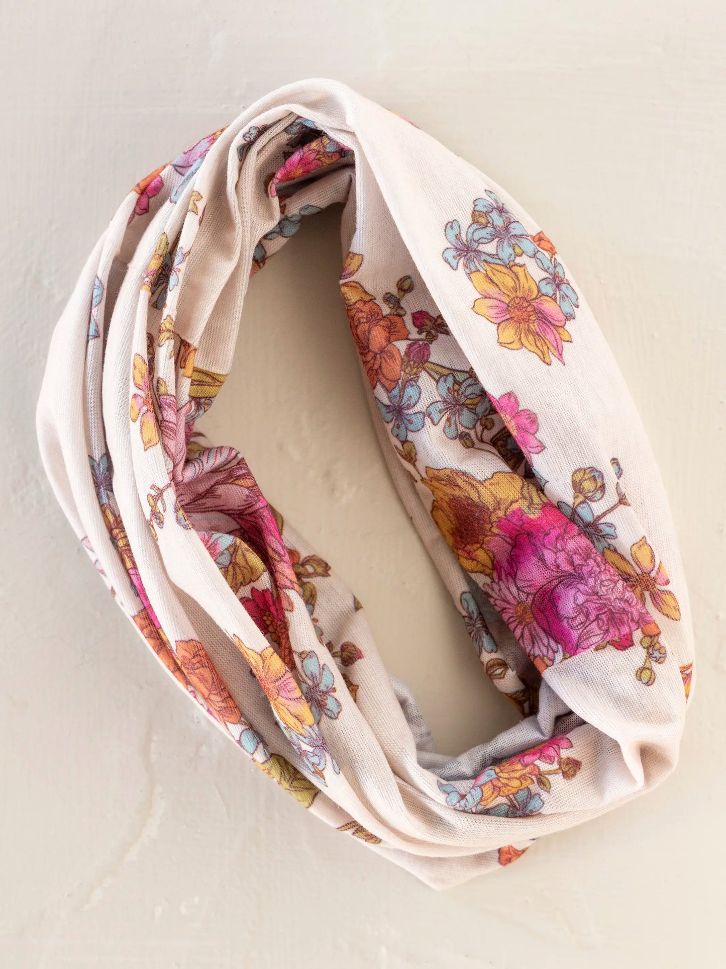 Full Boho BandeauÂ® Headband - English Garden Cream