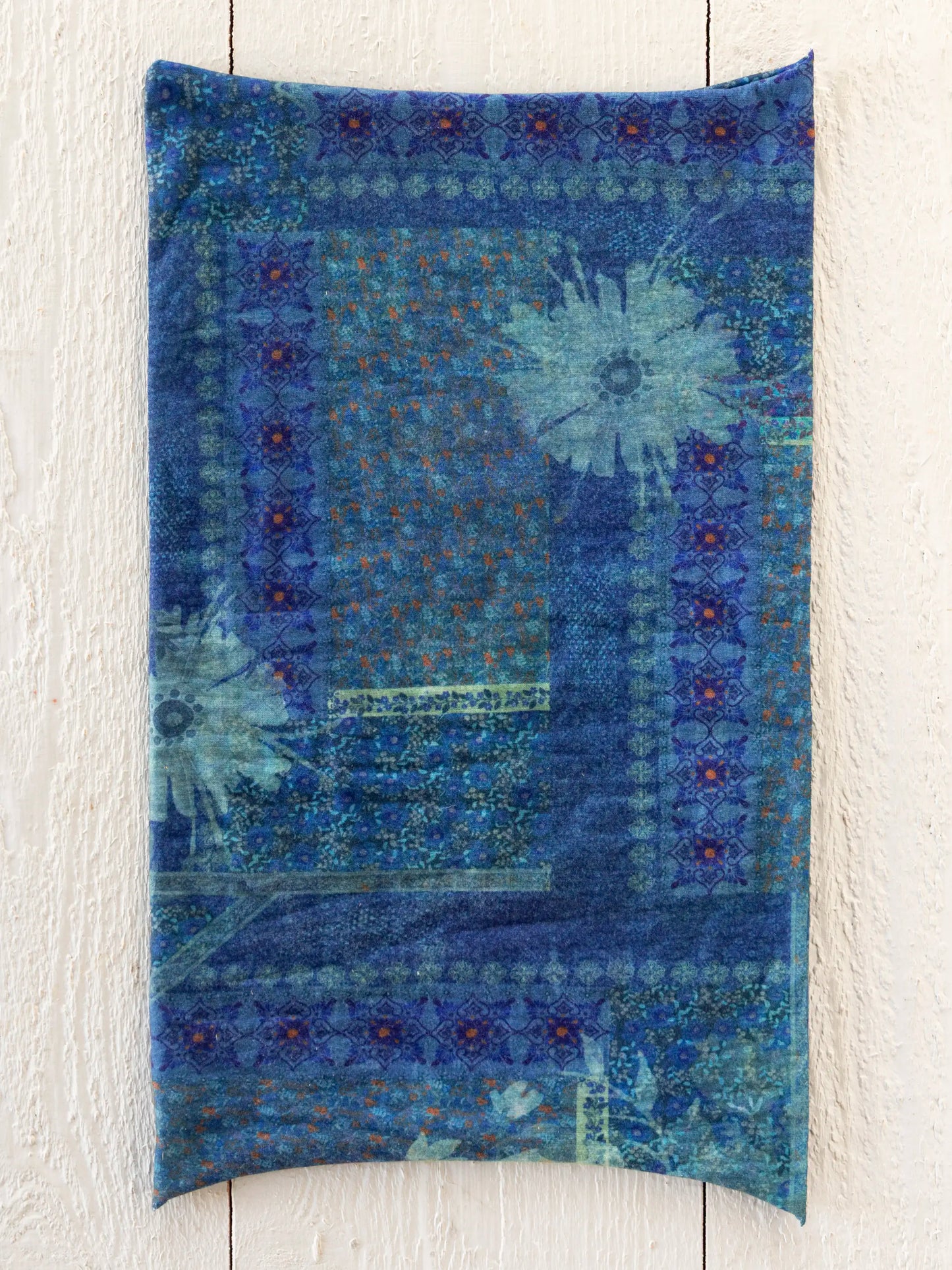 Full Boho BandeauÂ® Headband - Navy Patchwork